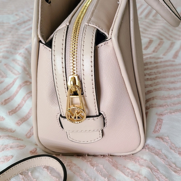 MICHAEL KORS Cleo Small Saffiano Leather Satchel - Picture 7 of 11
